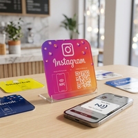 Plaque personnalisée NFC en français