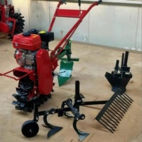 Motoculteur agricole à chenilles 170 7HP à essence avec accessoires multifonctionnels pour l'agriculture (option 8HP)
