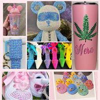 Kit de strass pour nail art de formes variées, 40/28/24 compartiments, cristaux à dos plat pour ongles, coques de téléphone et loisirs créatifs