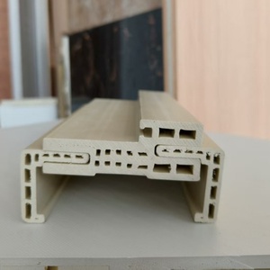 Vendita calda prezzo più economico Wpc foglio di Pvc pellicola Wpc porta telaio materie prime per uso interno porta - Product Image 6