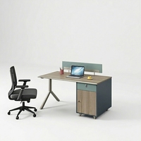 Panneau d'intimité pour poste de travail professionnel, quincaillerie antirouille, serrure de porte sécurisée, bordure en PVC de 2 mm, bureau moderne, écologique