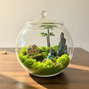Moderno y Elegante Florero Redondo <span class=keywords><strong>de</strong></span> Vidrio Transparente, Pecera, <span class=keywords><strong>Centro</strong></span> <span class=keywords><strong>de</strong></span> <span class=keywords><strong>Mesa</strong></span> para Decoración <span class=keywords><strong>de</strong></span> Bodas y Hogar - Product Image 2