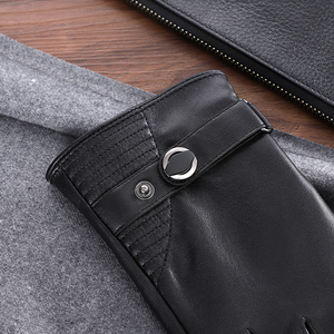 Hot <strong>Sale</strong> Motorcycle Driving Windproof <strong>Man</strong> PU <strong>Leather</strong> Full Finger <strong>Gloves</strong> - Product Image 6