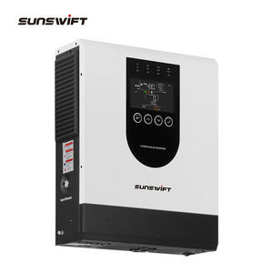 คอนโทรลเลอร์โซลาร์เซลล์ SunSwift 5.5KW 6.5KW ระบบ MPPT ออลอินวัน ไฮบริด ออนกริด/ออฟกริด 5KW 24V สำหรับบ้าน รุ่น SYP-5.5.KW/24V คลื่นไซน์บริสุทธิ์ - Product Image 3