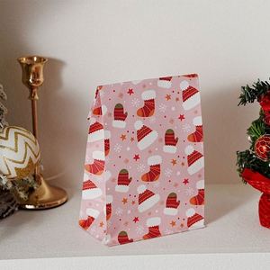 LILA Low Moq Exquisite Premium Paper Bagwith Ribbon Handle Elegant Paper Packaging for <b>Shopping</b> Bags - Product Image 4