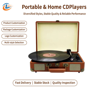 Tocadiscos de Vinilo con Diseño de Maleta Vintage Personalizado de Fábrica, 3 Velocidades, Altavoces Integrados, Bluetooth, USB, para Decoración del Hogar - Product Image 4