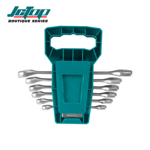 6 uds JCTOP 8-17mm multifunción CRV cromo vanadio acero alta calidad superficie satinada combinación llave inglesa conjunto - Product Image 2