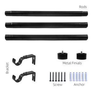 <span class=keywords><strong>Asta</strong></span> per Tende in Ferro Moderna con Design Retrattile a Spirale, Opzioni di Lunghezza 5m/6m, Decorazione per la Casa - Product Image 2