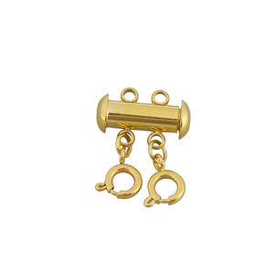 Conectores Separadores de Acero Inoxidable Chapados en Oro de 18K para Colgantes y Brazaletes, Ideales para la Fabricación de Joyería DIY - Product Image 6