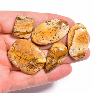 Cabochon de jaspe d'image naturelle de haute qualité pierre précieuse en vrac pour la fabrication de bijoux pour pendentif/bague prix de gros par unité - Product Image 6