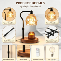 Lampe chauffe-bougie avec minuterie et télécommande sans fil