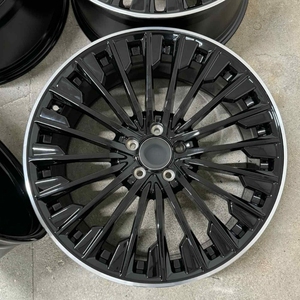 Jantes en alliage forgé 18-24 pouces, multi-branches, noir brillant usiné, 5x112 5x130 pour Mercedes G63 GLE <span class=keywords><strong>GLS</strong></span> Classe S V167 X167 W223 W463 - Product Image 3
