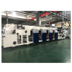 Sleeve Type Flexographic Printing Press With Relam Delam/Cold Foil/Lamination