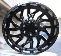 Jantes en alliage forgées JM Offroad Deep Dish Gloss Black Multi Spoke 18-26 pouces 6x135/8x170/8x180 PCD pour F150 pour Silverado
