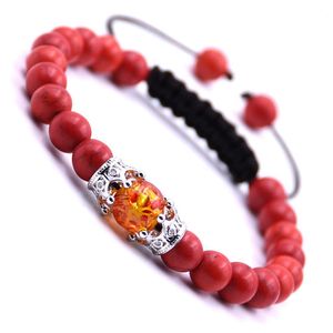 Gelang Batu Permata Terapi, Gelang Batu Permata Rajut yang Dapat Disesuaikan, Perhiasan Kuarsa Penyeimbang Reiki Meditasi Yoga untuk Wanita dan Pria - Product Image 6