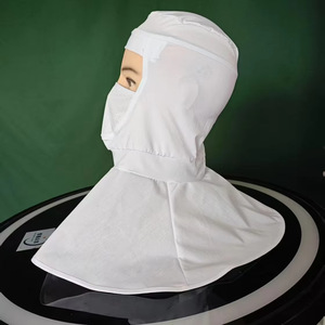 Châle/masque anti-poussière et respirant pour usine alimentaire, avec bonnet intégré, idéal pour atelier et usine - Product Image 2