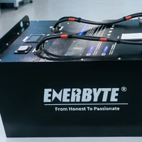 Batterie de chariot élévateur électrique ENERBYTE 80V 560Ah LiFePO4, 6000 cycles, -20 à +60°C, usage industriel