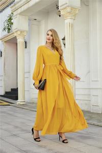 chiffon long frock