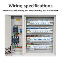 Caja de Distribución Metálica Personalizable IP54 de 4 Niveles, Tablero Eléctrico Completo con Interruptor de Circuito para Energía Industrial