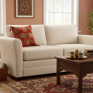 Traditional Red Turkish Cushion <b>Cover</b> With Tulip Design From Turkey - Product Image 3