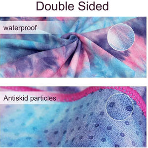 منشفة رياضية مخصصة من إيست صنشاين، منشفة لحصيرة اليوغا غير قابلة للانزلاق وصديقة للبيئة من الألياف الدقيقة للسفر والصالة الرياضية - Product Image 2