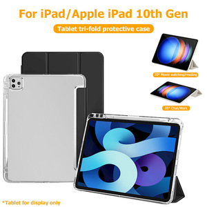 Étui pour tablette en cuir à trois volets, résistant aux chocs, pour Apple iPad Air 10.9 pouces, iPad Pro 11 pouces, livraison directe - Product Image 5