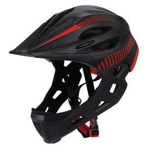 Casco integral para niños para bicicleta de equilibrio, minibicicleta de estilo libre con más de 26 ventilaciones, diseño transpirable, visera única para ciclismo - Product Image 3