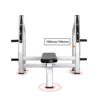 Appareil d'entraînement fonctionnel Wavar avec banc plat de sécurité et plateforme pour exercices de musculation et de squat