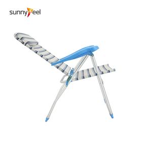 تخصيص 8 موقف قابل للتعديل المحمولة عالية الخلفي للطي الشمس صالة الشاطئ كرسي - Product Image 3