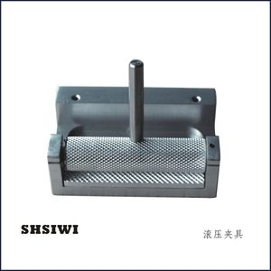 Shsiwi Roller Clamp SJJ-09 5mm Opening 500N Load Capacity Fabric Leather Paper Testing Fixture - Product Image 4