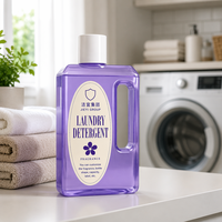 Lessive liquide, en poudre et en dosettes, avec poignée latérale plate, parfumée, violette, OEM, en vrac, produits de lessive