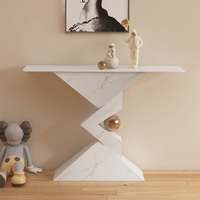 Table console moderne de luxe pour l'entrée du salon Mobilier de maison simple et décoratif en bout