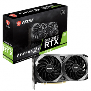 Carte graphique de jeu GeForce RTX 3060 Ti 2X 8G d'occasion avec 8 Go de mémoire GDDR6 256 bits, vitesse de mémoire de 14 Gbps, RTX 3060 Ti VENTUS 2X 8G - Product Image 3