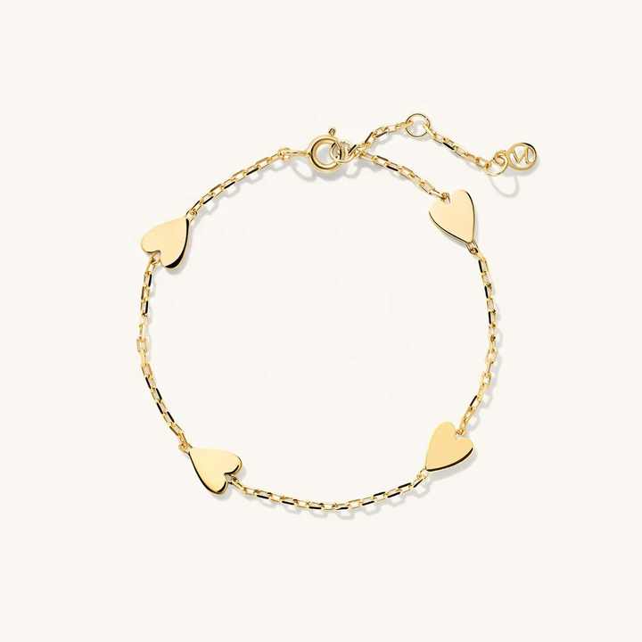 Gold Plated 925 Sterling Silver Hand Chain Cuban Link Bracelet ...