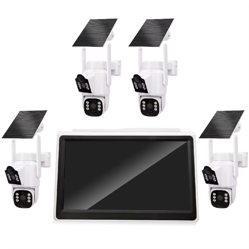 Wireless Solar Floodlight Security Camera 8MP