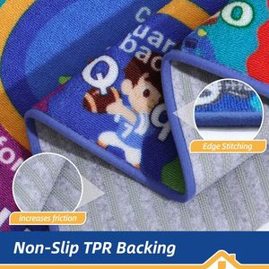 Sala de juegos de gran tamaño para niños, alfombra educativa antideslizante, lavable, alfombra para guardería, alfombrilla para el suelo para el aula de niños pequeños - Product Image 4
