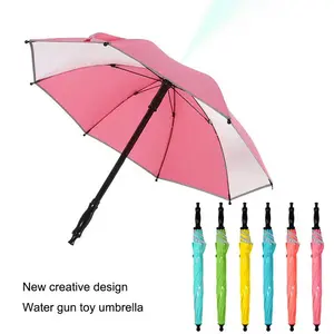 Yeni yenilik özel baskı oyuncak su oyuncak silah unisex çocuk şemsiye tedarikçisi