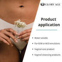 Gloryage V-Equib Gel d'Hygiène Intime Naturel Antibactérien Lotion Nettoyante Vaginale Acide Lactique pH 3.5-4.5 Équilibré Sûr pour Femmes