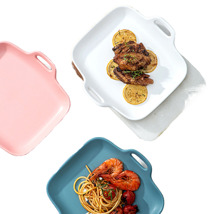 Sartén <span class=keywords><strong>de</strong></span> cerámica personalizada y plato <span class=keywords><strong>de</strong></span> porcelana plato <span class=keywords><strong>de</strong></span> horno <span class=keywords><strong>para</strong></span> hornear - Product Image 2