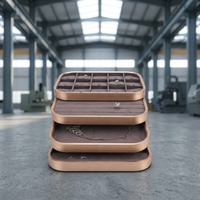 Plateau de présentation LED en métal pour bijoux, colliers, bracelets, bagues – Durable, haute qualité, personnalisable en usine