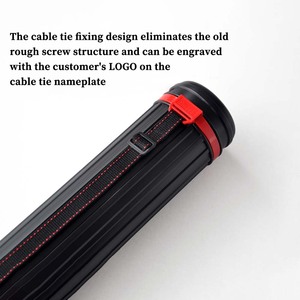 Mantenere sorridente scatola per tubi in carta portaoggetti in plastica portatile a forma di columniformi - Product Image 6