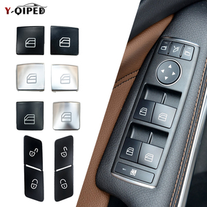 ฝาครอบปุ่มสวิตช์กระจกคนขับสำหรับรถยนต์เมอร์เซเดส-เบนซ์ รุ่น A, B, E, G, GLS, GL, GLE, GLK, CLS, E Coupe, GLA Class, W204, W212, W207, W176, W246, X204 - Product Image 1