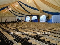 Tentes de réception de luxe blanches pour mariages en plein air 5x10 20x30 20x40, grandes tentes de fête et de mariage