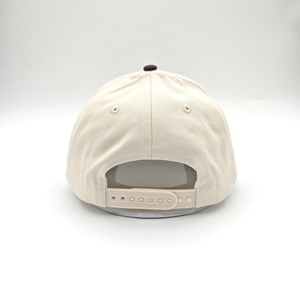Casquette de baseball vintage tendance à 5 panneaux bicolore en tissu Oxford Dobby avec logo brodé personnalisé unisexe – Vente en gros - Product Image 5