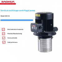 Pompe à eau verticale H2V pour machine-outil, pompe centrifuge multi-étages en acier inoxydable, pompe de refroidissement triphasée 380V à haute pression