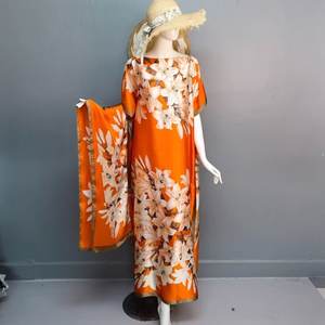 ชุดเดรสมุสลิมสำหรับผู้หญิงผ้าโพลีเอสเตอร์พิมพ์ลายดิจิทัลไซส์ใหญ่พิเศษ2025 - Product Image 3