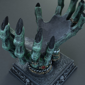 Nuevo Soporte de Resina para Bola de Cristal con Diseño de Mano del Diablo, Decoración de Escritorio, Almacenamiento, Adornos de Tarot para Brujería Pagana, Fiesta - Product Image 4