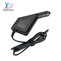 Mini chargeur de voiture 60W double port PPS PD Type C 45W USB A 15W, charge rapide pour téléphone et ordinateur portable, adaptateur secteur DC pour Samsung iPhone