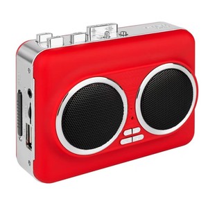 ลำโพงสเตอริโอในตัวแบบพกพา ลำโพงคู่ แปลงเทปคาสเซ็ตเป็น MP3 พร้อมช่องเสียบ USB สำหรับบันทึกเสียง - Product Image 6