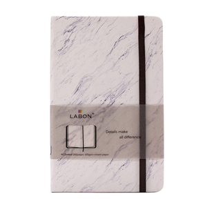 Giornale di alta qualità A5 premium rilegato rilegato in ecopelle rilegata struttura in marmo dot proiettile con cinturino elast - Product Image 1